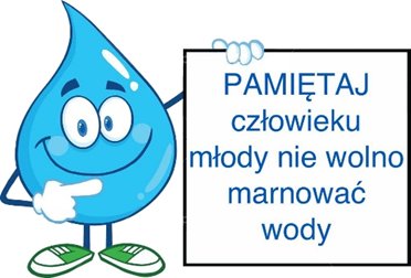 Baner z kropelką wody