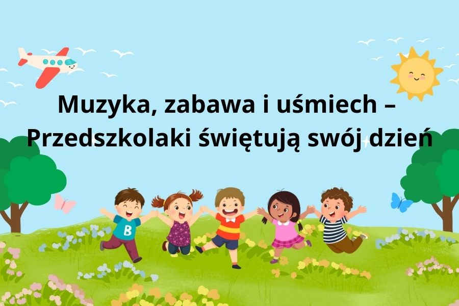 Dzieci na zielonej łące