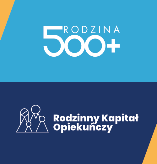 Baner Rodzina 500+ i Rodzinny Kapitał Opiekuńczy