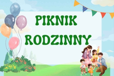 Baner pikniku rodzinnego