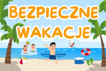 Baner bezpieczne wakacje