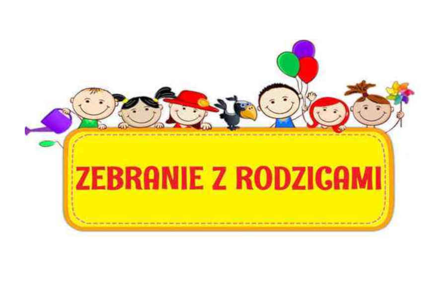 Napis zebranie z rodzicami