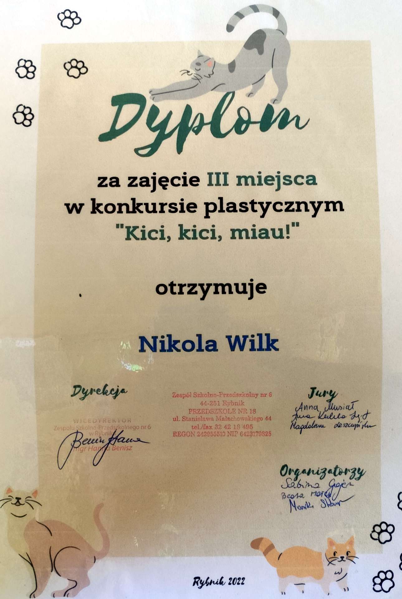 Dyplom - praca konkursowa