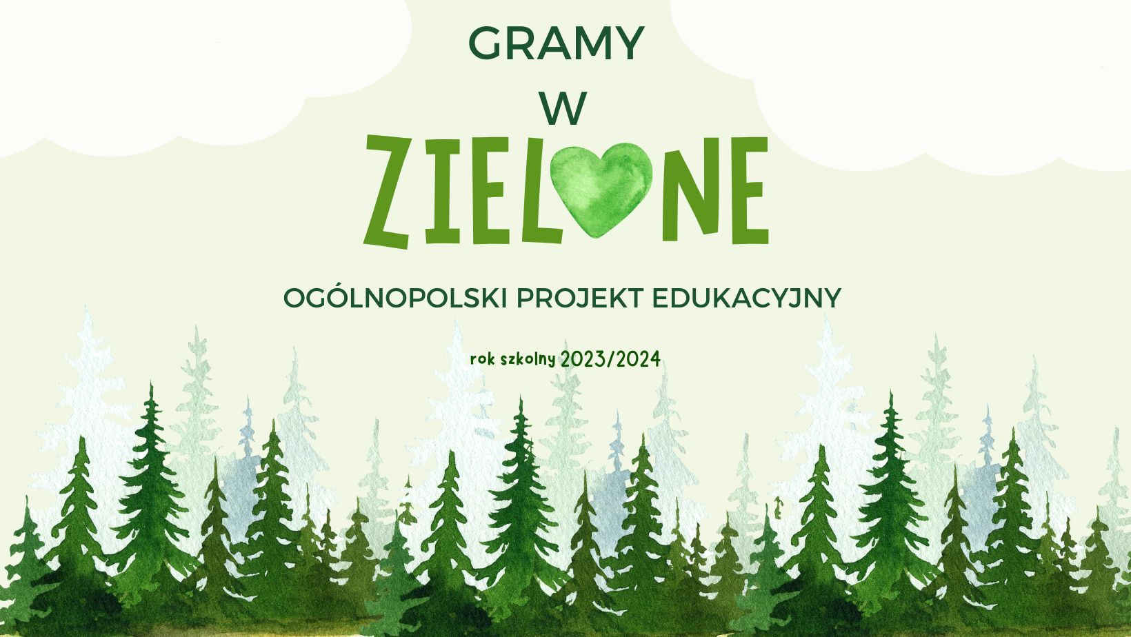 Baner projekt Gramy w zielone