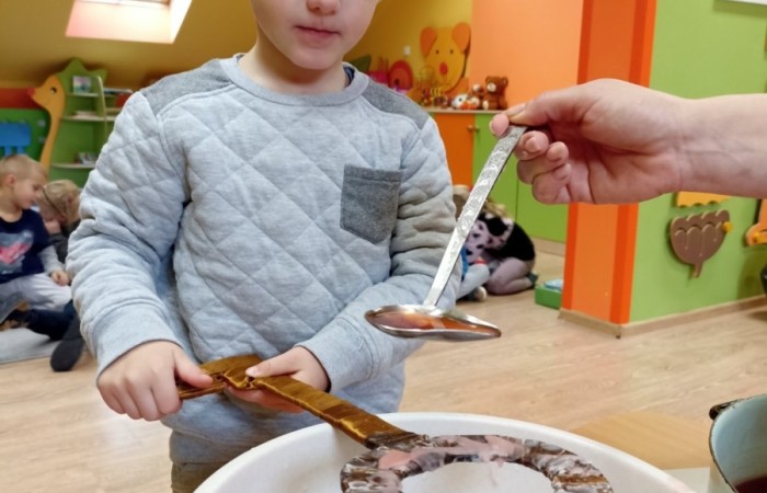 Andrzejkowe zabawy w przedszkolu