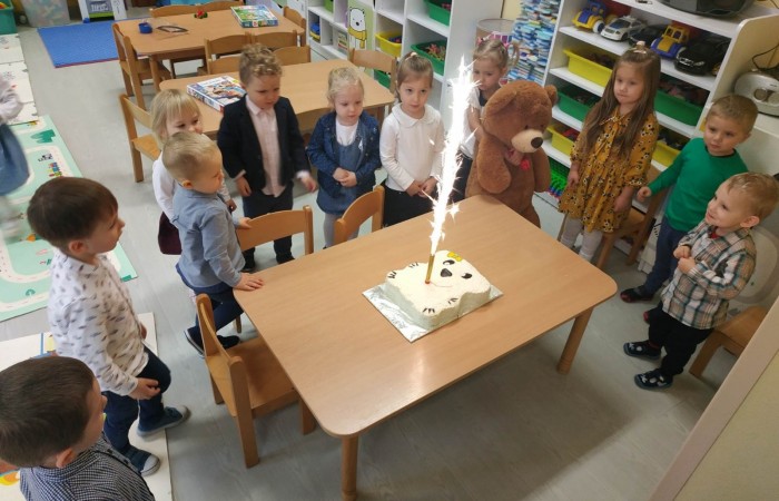 Dzień Pluszowego Misia/Pasowanie na Przedszkolaka - grupa „Słoneczka”