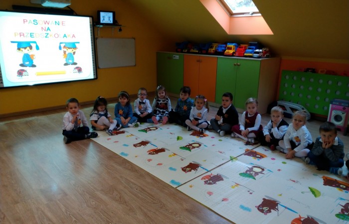 Pasowanie na Przedszkolaka - grupa „Smerfy