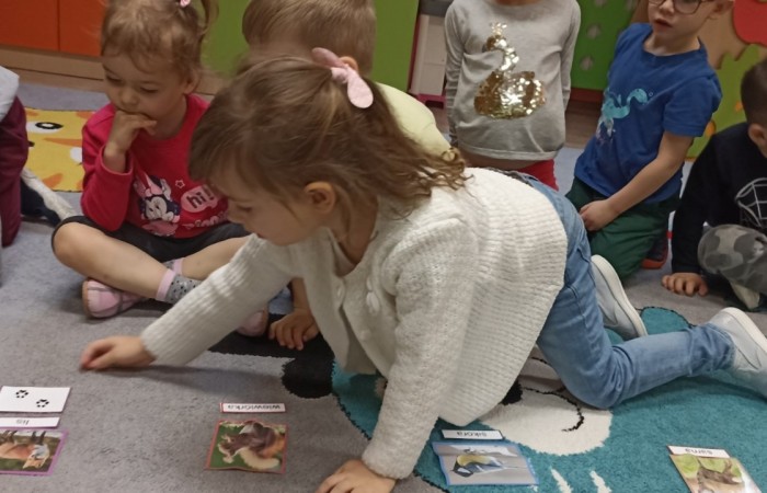 Smerfy pamiętają o ptakach zimą