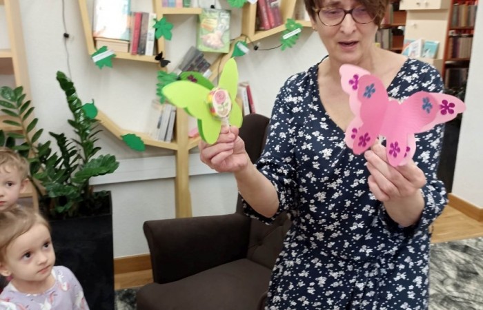 Tydzień bibliotek - grupa Smerfy