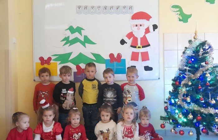 Święty Mikołaj w Przedszkolu - Słoneczka