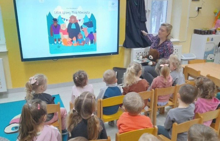 Zajęcia edukacyjne w ramach akcji Bajeczni Adwokaci