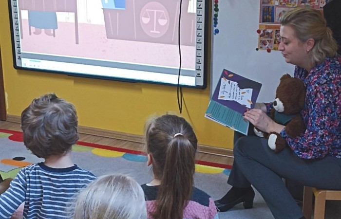 Zajęcia edukacyjne w ramach akcji Bajeczni Adwokaci