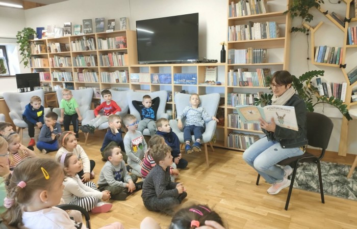 Przedszkolaki z wizytą w bibliotece