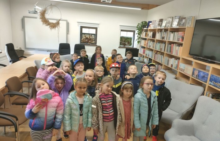 Przedszkolaki z wizytą w bibliotece