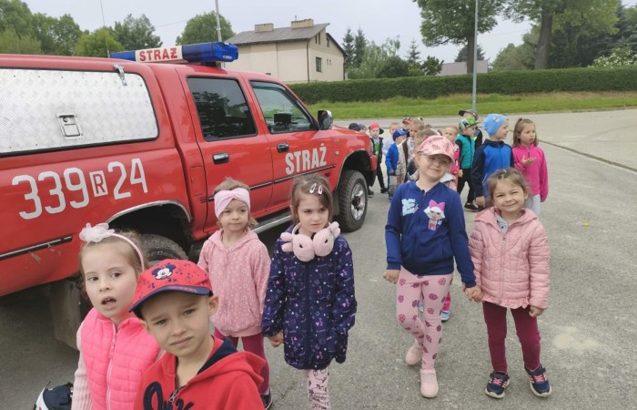 Spotkanie z Ochotniczą Strażą Pożarną w Trzcianie