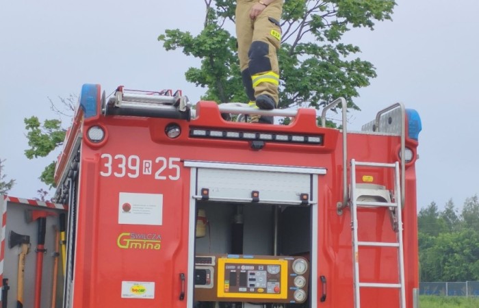 Spotkanie z Ochotniczą Strażą Pożarną w Trzcianie