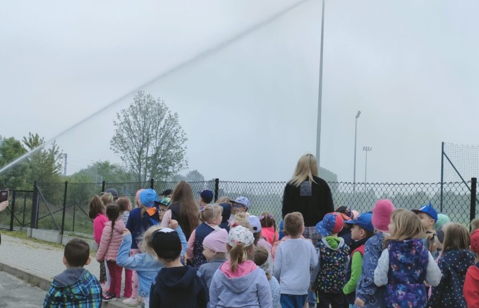 Spotkanie z Ochotniczą Strażą Pożarną w Trzcianie