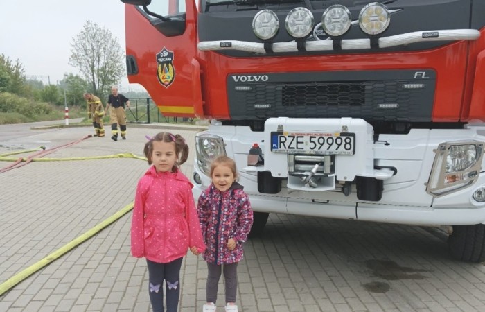 Spotkanie z Ochotniczą Strażą Pożarną w Trzcianie