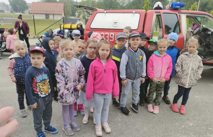 Spotkanie z Ochotniczą Strażą Pożarną w Trzcianie