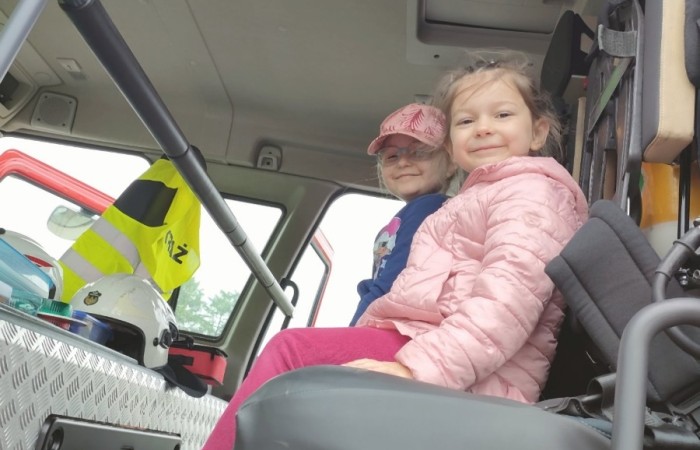 Spotkanie z Ochotniczą Strażą Pożarną w Trzcianie