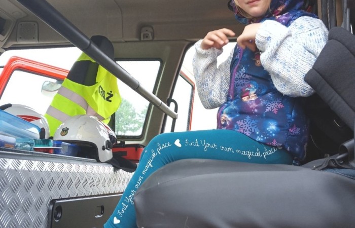 Spotkanie z Ochotniczą Strażą Pożarną w Trzcianie