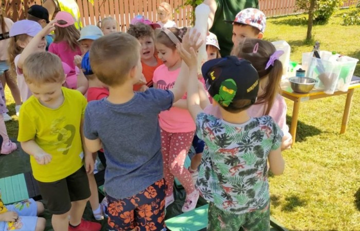 Zajęcia naukowo-przyrodnicze - grupa Tygrysy