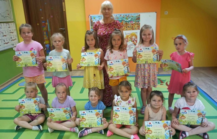 Zakończenie roku przedszkolnego w Trzcianie - język angielski