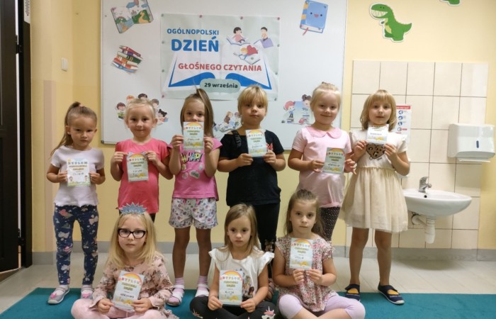 Ogólnopolski Dzień Głośnego Czytania w Przedszkolu - Tygrysy