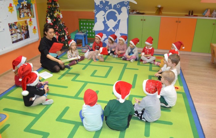 Świąteczne zajęcia otwarte w grupie „Słoneczka”