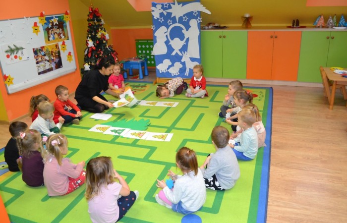 Świąteczne zajęcia otwarte w grupie „Słoneczka”