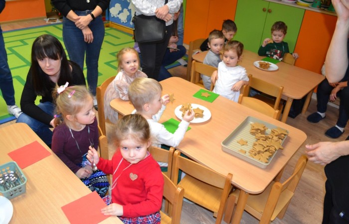Świąteczne zajęcia otwarte w grupie „Słoneczka”