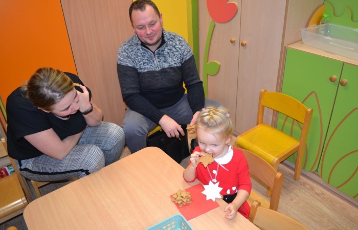 Świąteczne zajęcia otwarte w grupie „Słoneczka”