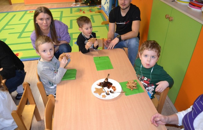 Świąteczne zajęcia otwarte w grupie „Słoneczka”