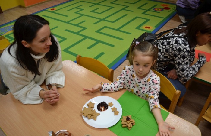 Świąteczne zajęcia otwarte w grupie „Słoneczka”