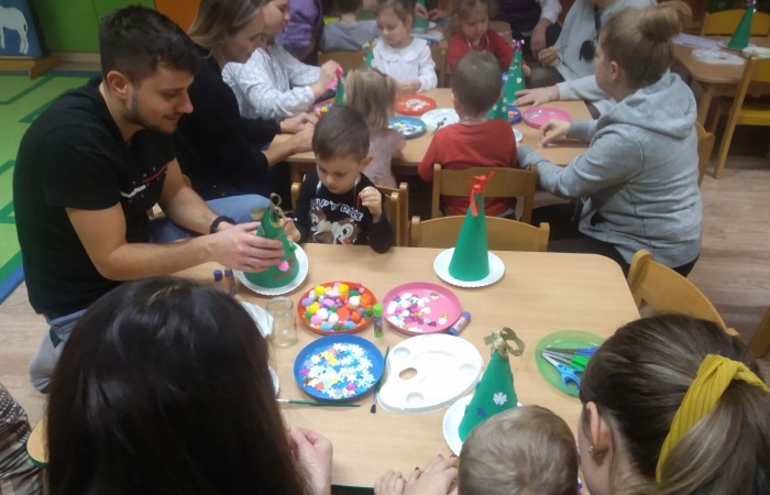 Świąteczne zajęcia otwarte w grupie „Słoneczka”
