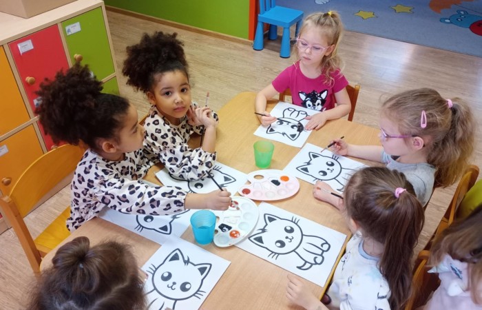 Dzień Kota - grupa Smerfów