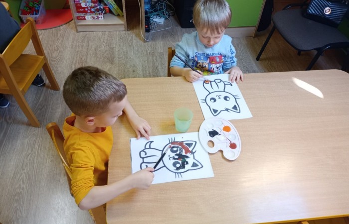 Dzień Kota - grupa Smerfów