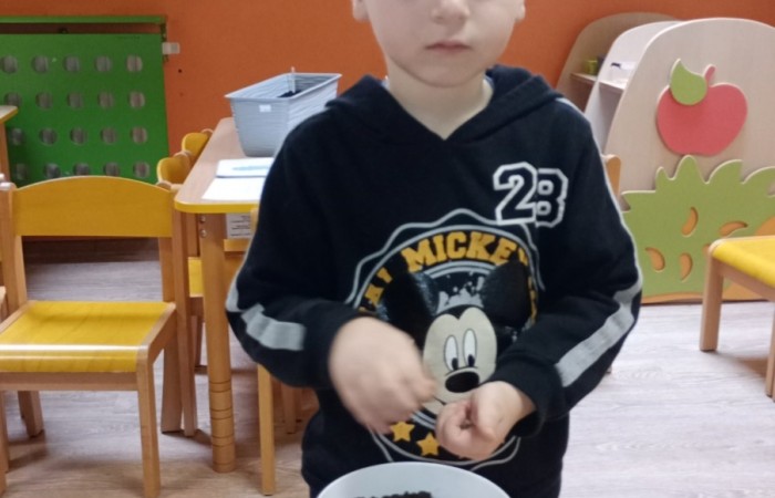 Zielony ogródek w grupie Smerfów