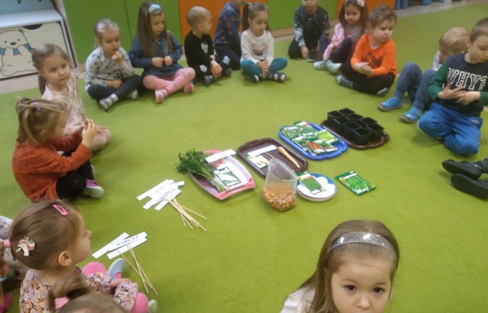 „Zielony Ogródek” w grupie „Słoneczka”