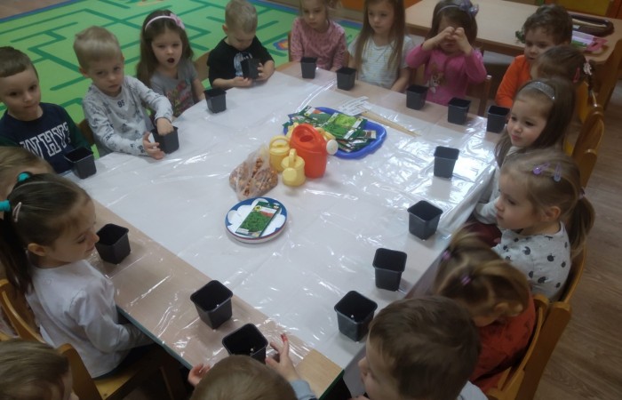 „Zielony Ogródek” w grupie „Słoneczka”
