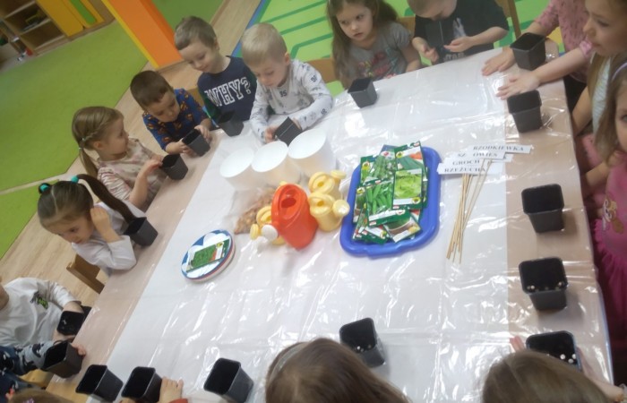 „Zielony Ogródek” w grupie „Słoneczka”