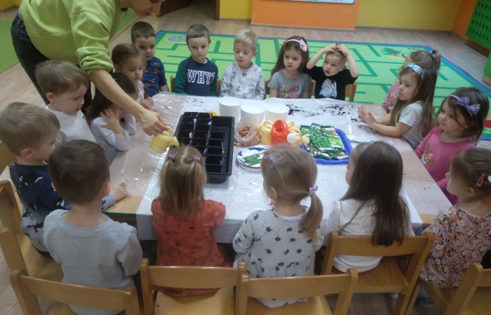 „Zielony Ogródek” w grupie „Słoneczka”