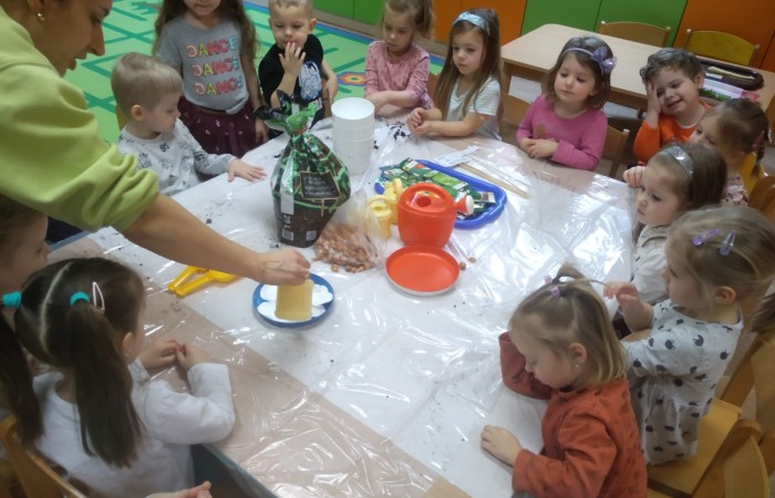 „Zielony Ogródek” w grupie „Słoneczka”