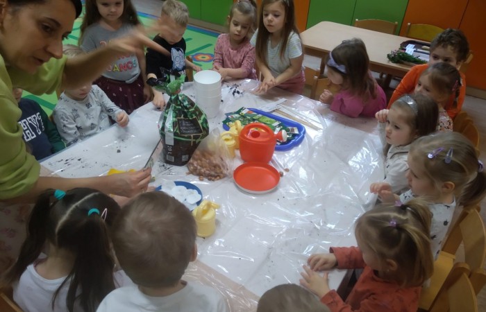 „Zielony Ogródek” w grupie „Słoneczka”