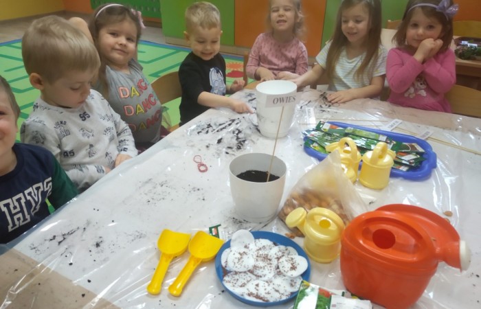 „Zielony Ogródek” w grupie „Słoneczka”