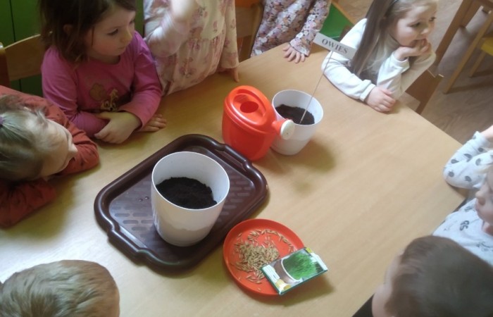 „Zielony Ogródek” w grupie „Słoneczka”