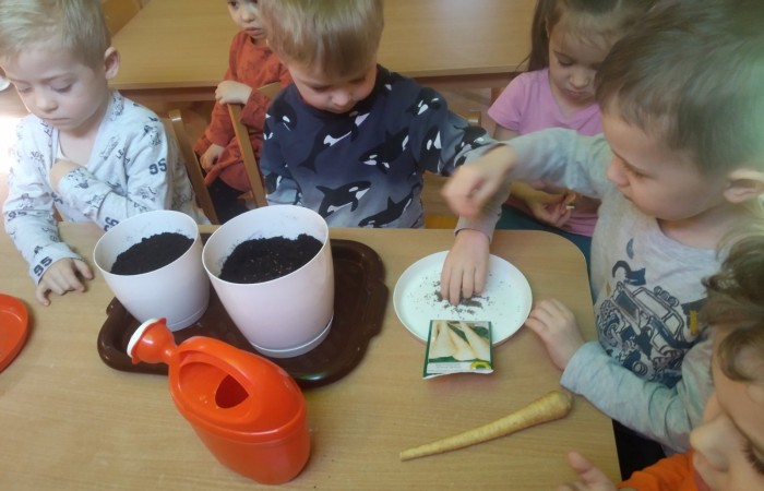 „Zielony Ogródek” w grupie „Słoneczka”