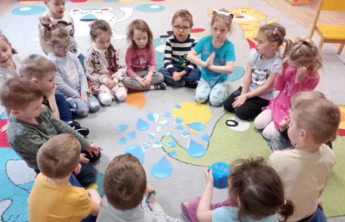 Światowy Dzień Wody - grupa Smerfy