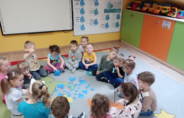 Światowy Dzień Wody - grupa Smerfy