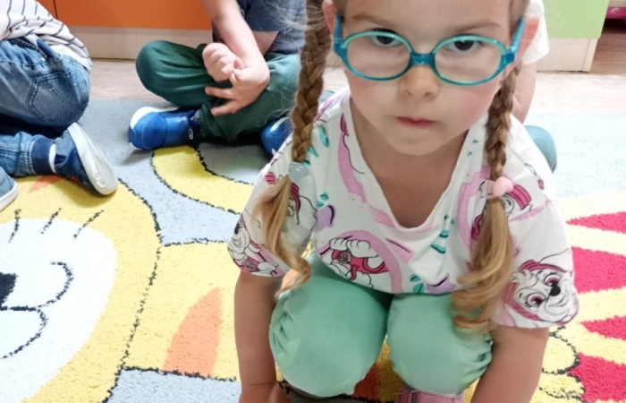 Spotkanie ze strażakami z Ochotniczej Straży Pożarnej w Trzcianie - grupa Smerfy